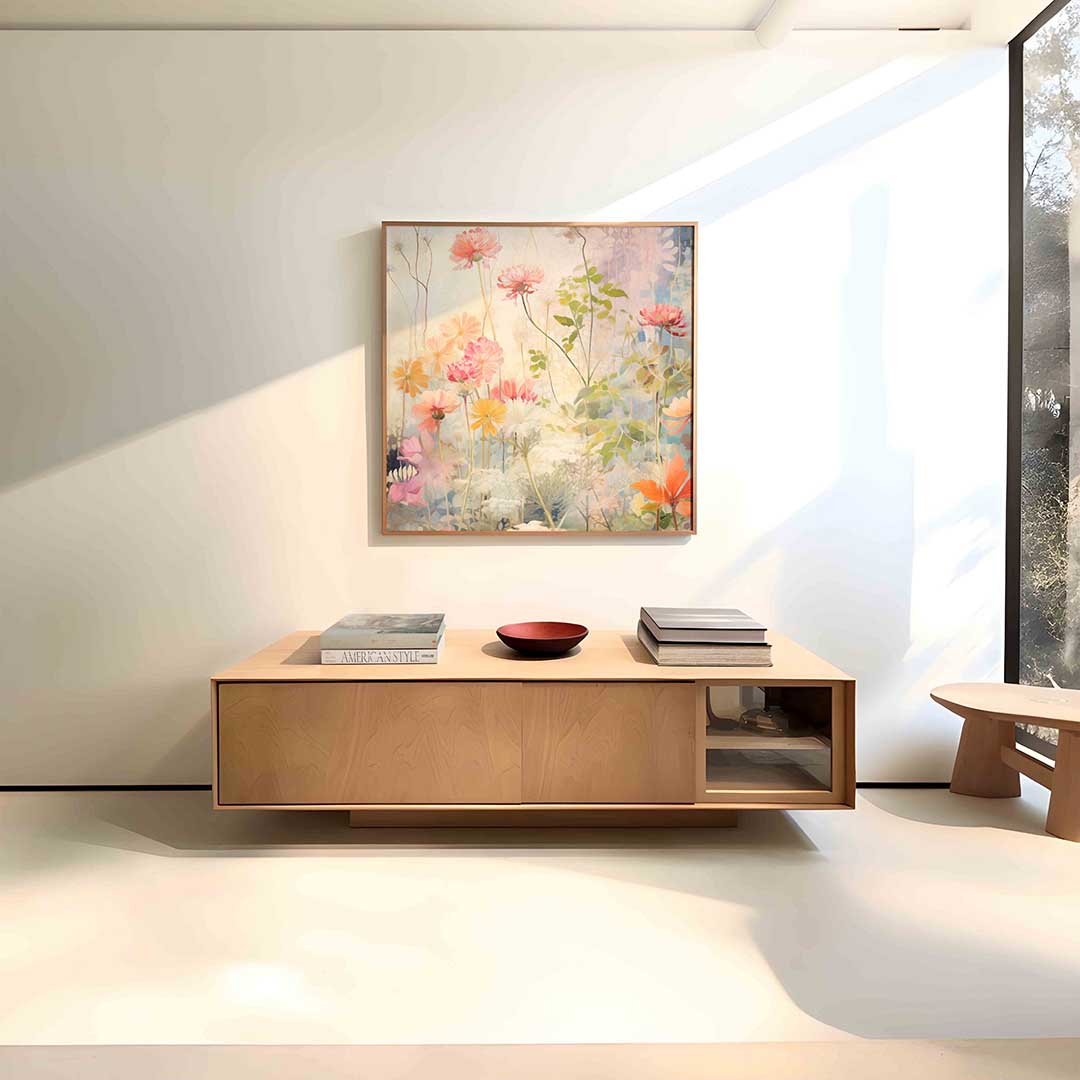Bloemen en bladeren Poster