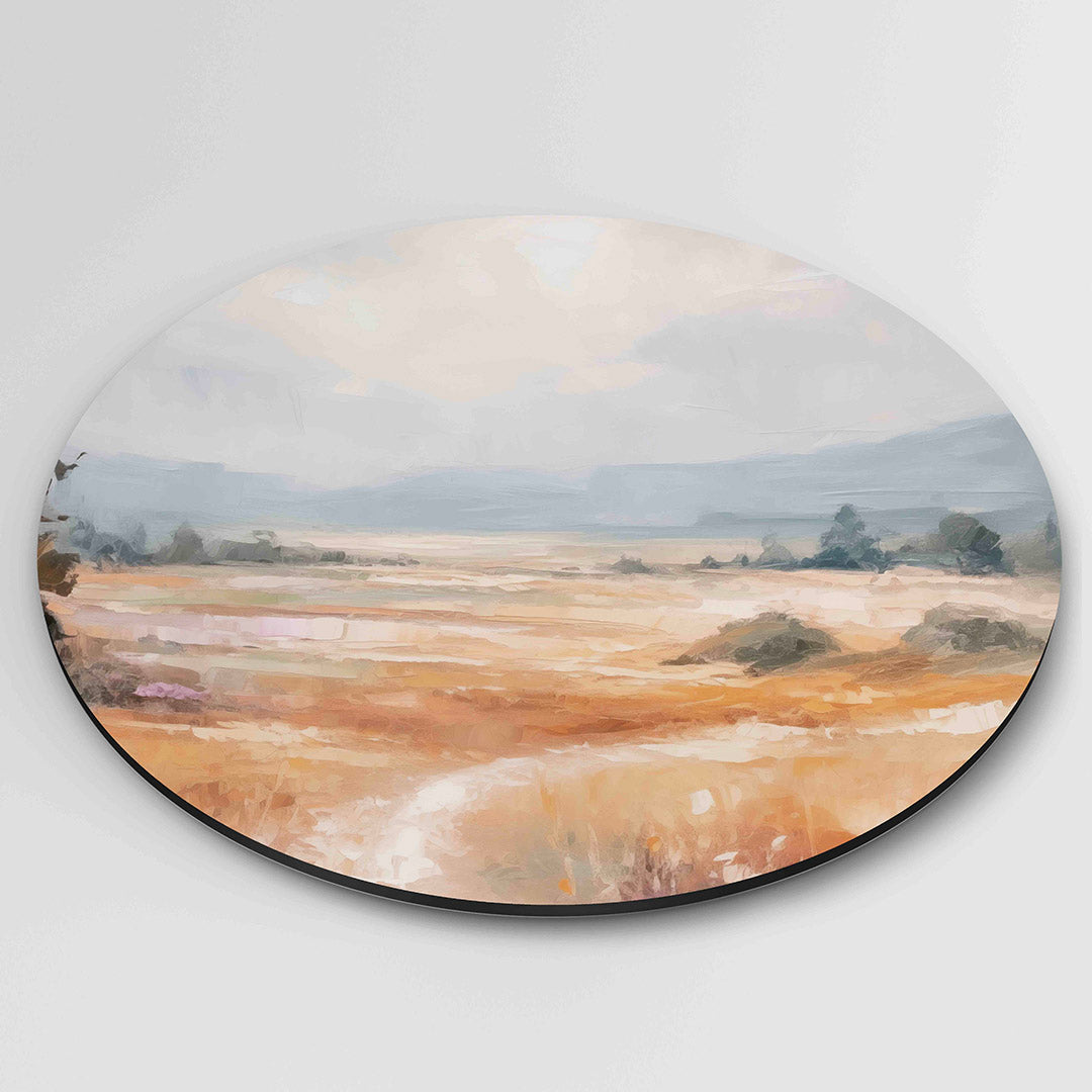 Landschap met heuvels Muurcirkel
