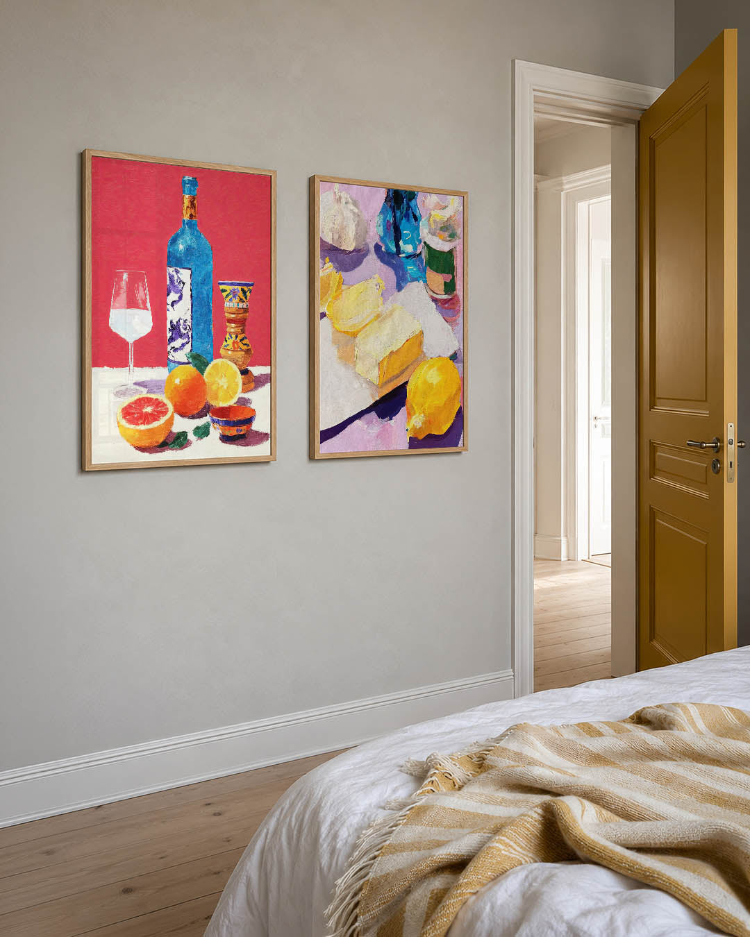 Fruit en flessen Posterset