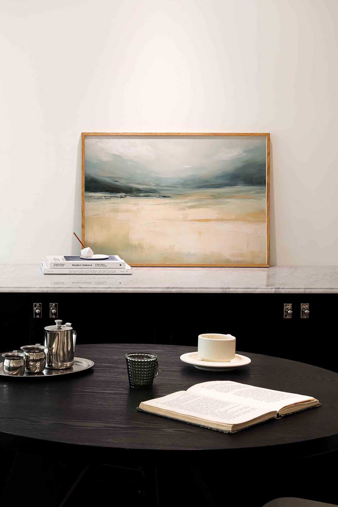 Landschap met zachte tinten Poster