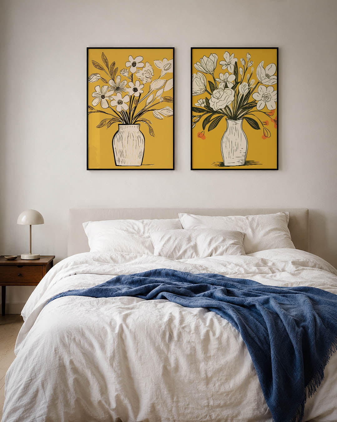 Bloemrijke lijnen Posterset