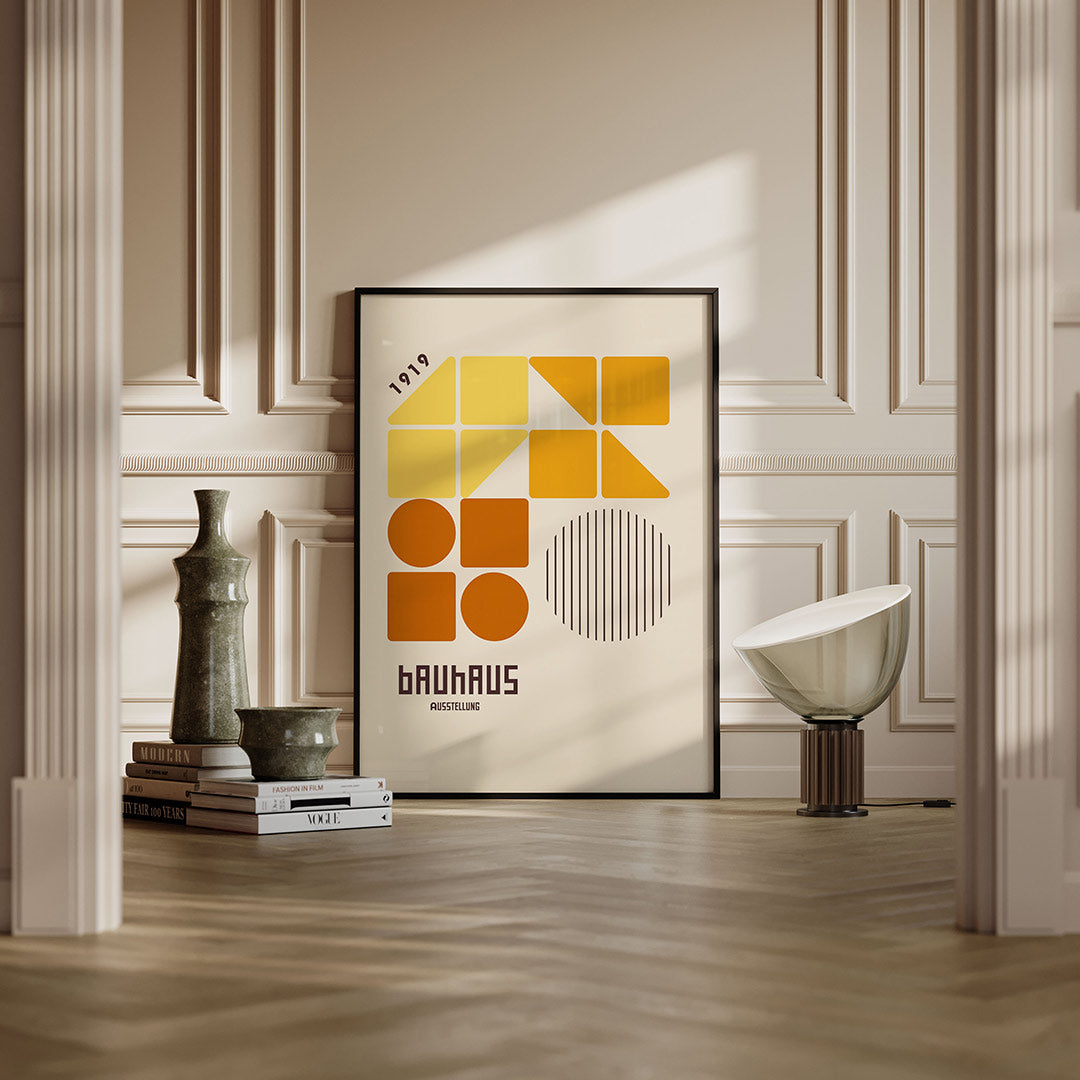 Vorm en kleurvlakken Poster