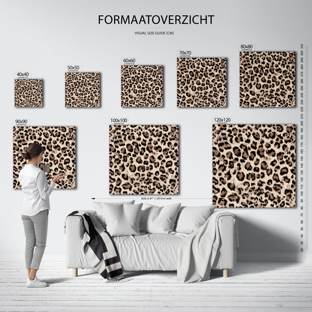 Luipaardprint Poster