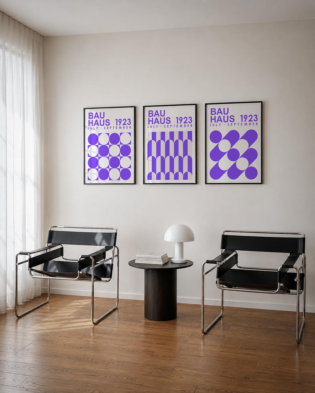 Cirkel en vierkant Posterset