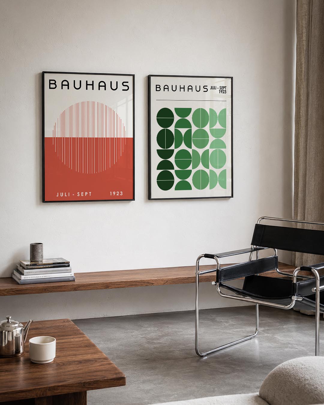 Lijnen en kleurvlakken Posterset