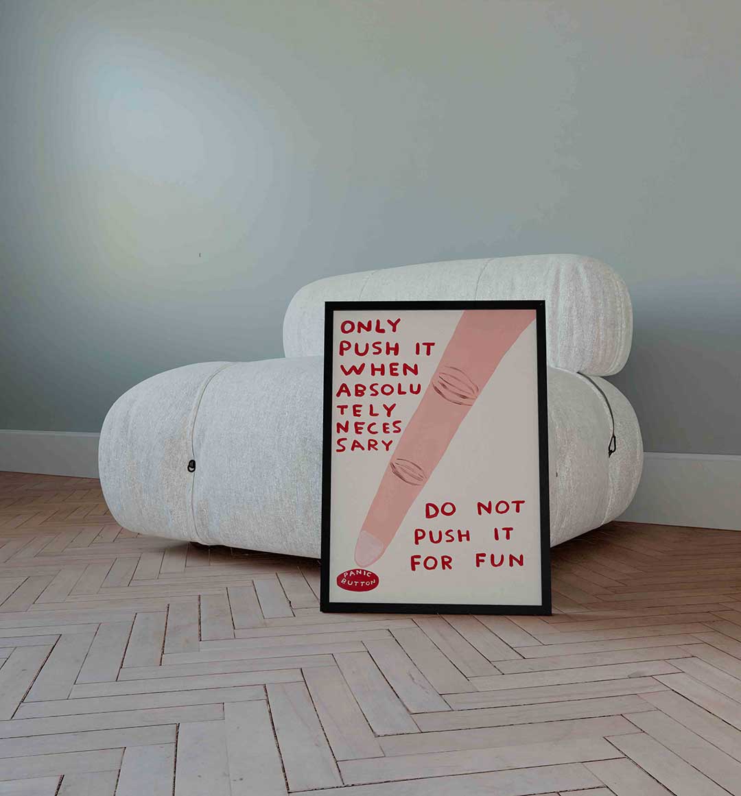 Vinger met tekst Poster