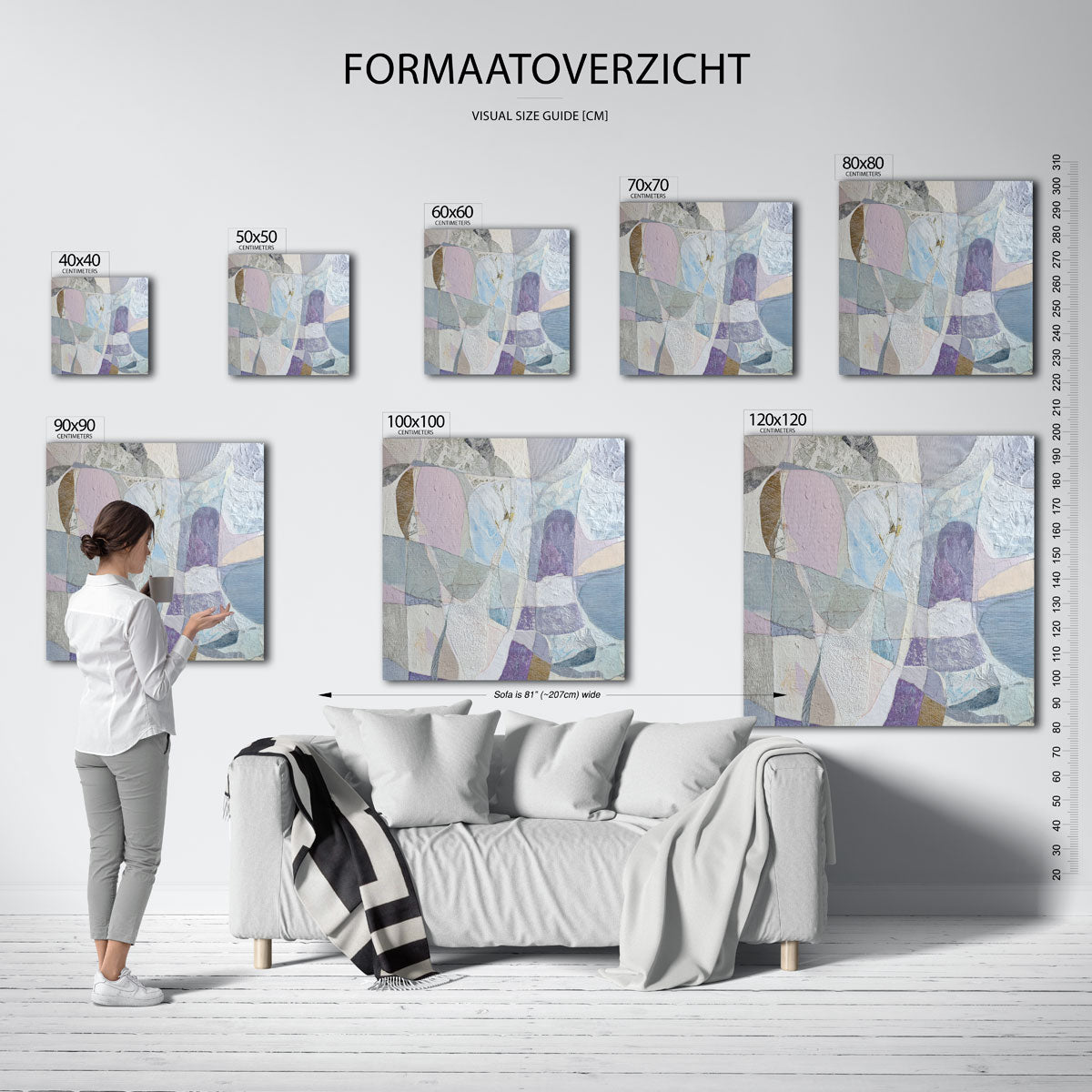 Abstracte vormen Poster