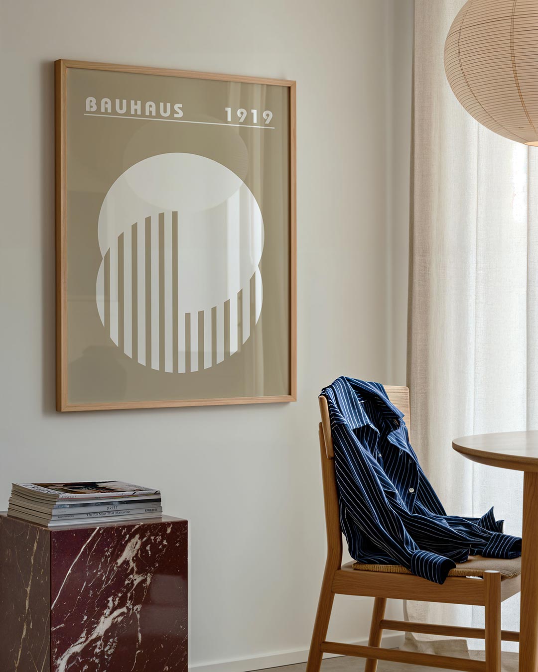 Cirkel en lijnen Poster