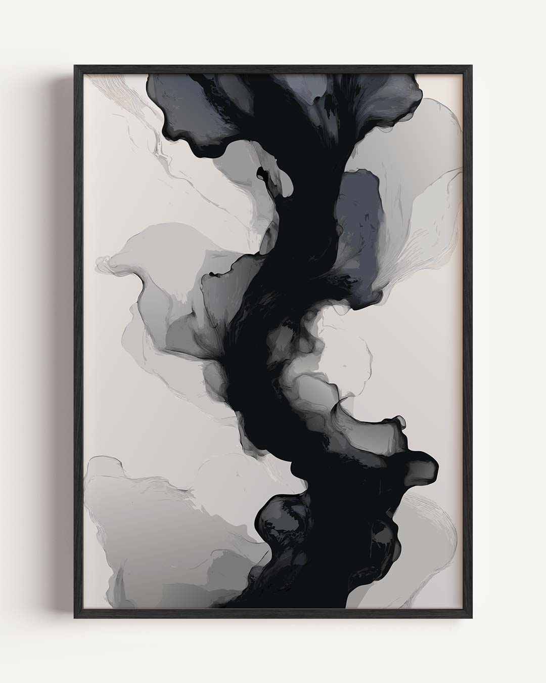 Mystieke Vloeiende Abstractie Poster-WallArtistic