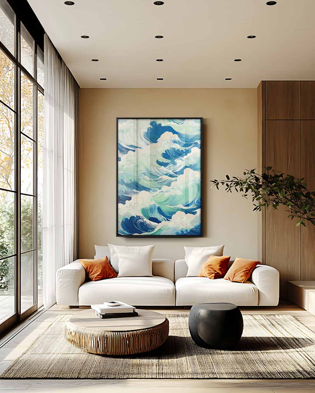 Energie van de Oceaan Kunstwerk-canvas-dibond-plexiglas-wanddecoratie-WallArtistic