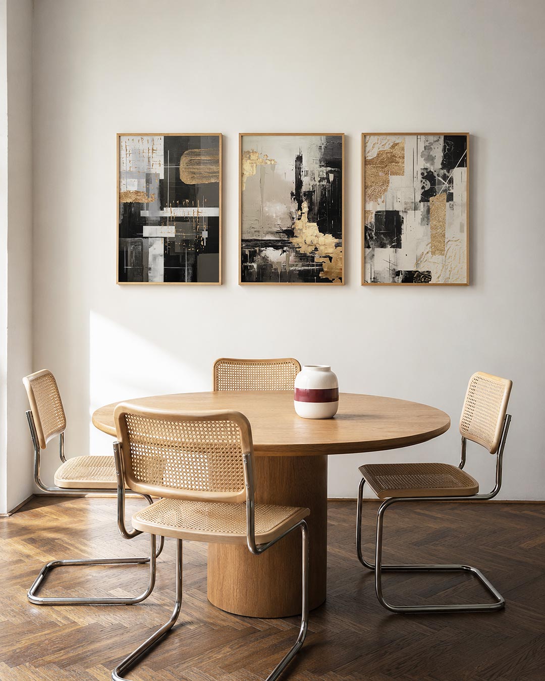 Gouden lijnenspel Posterset
