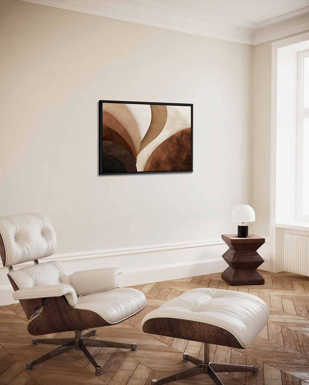 Organische vormen compositie Kunstwerk