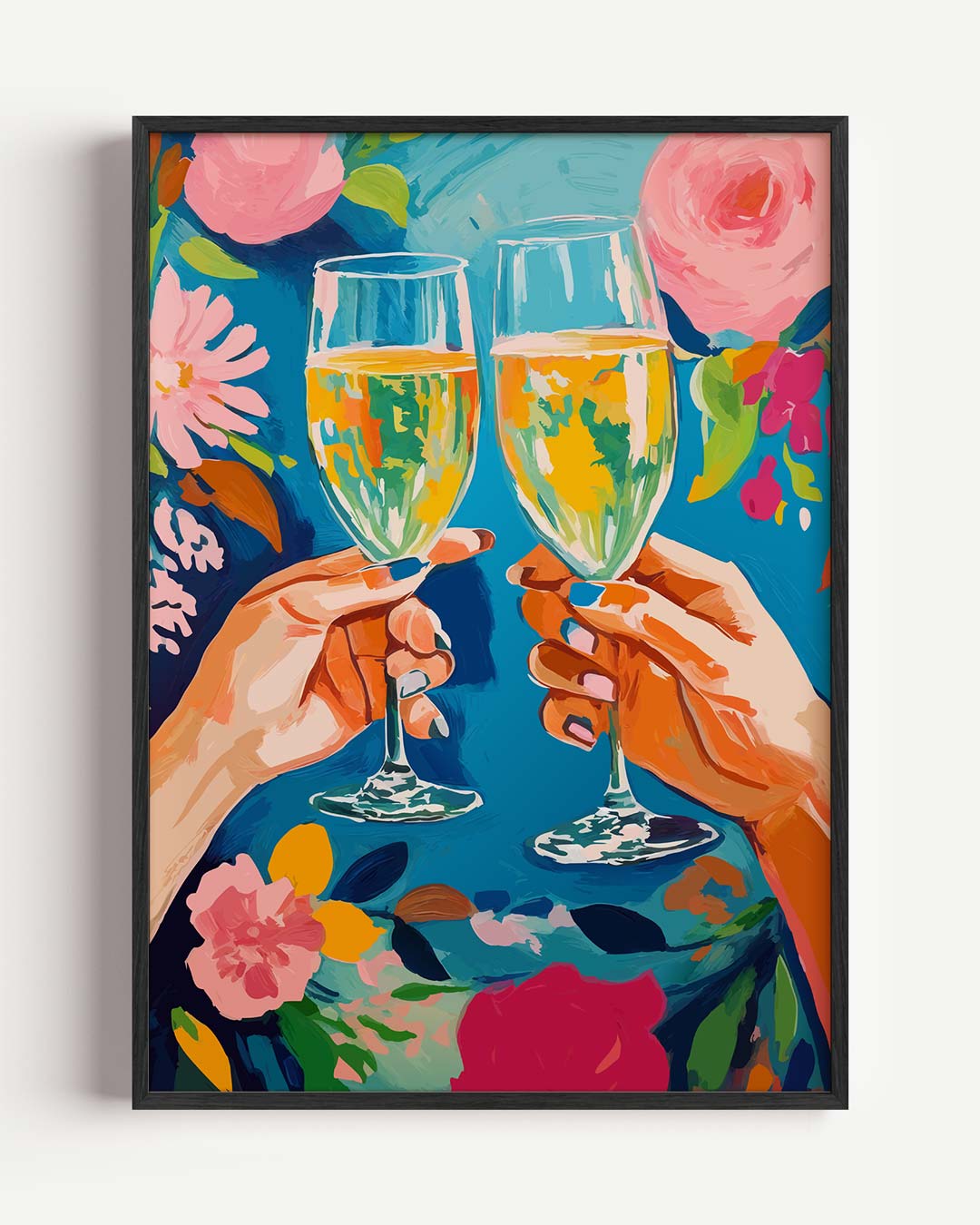 Vrolijke Cheers Poster-WallArtistic
