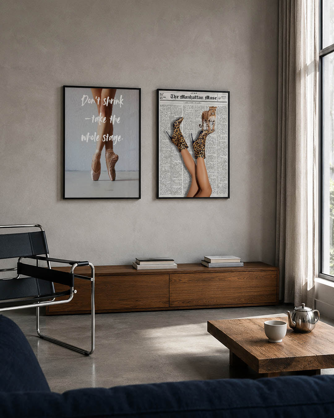 Dansende schoonheid Posterset