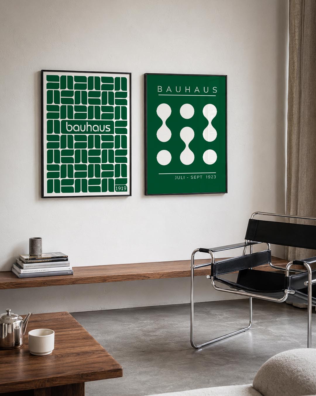 Vormritme en kleur Posterset