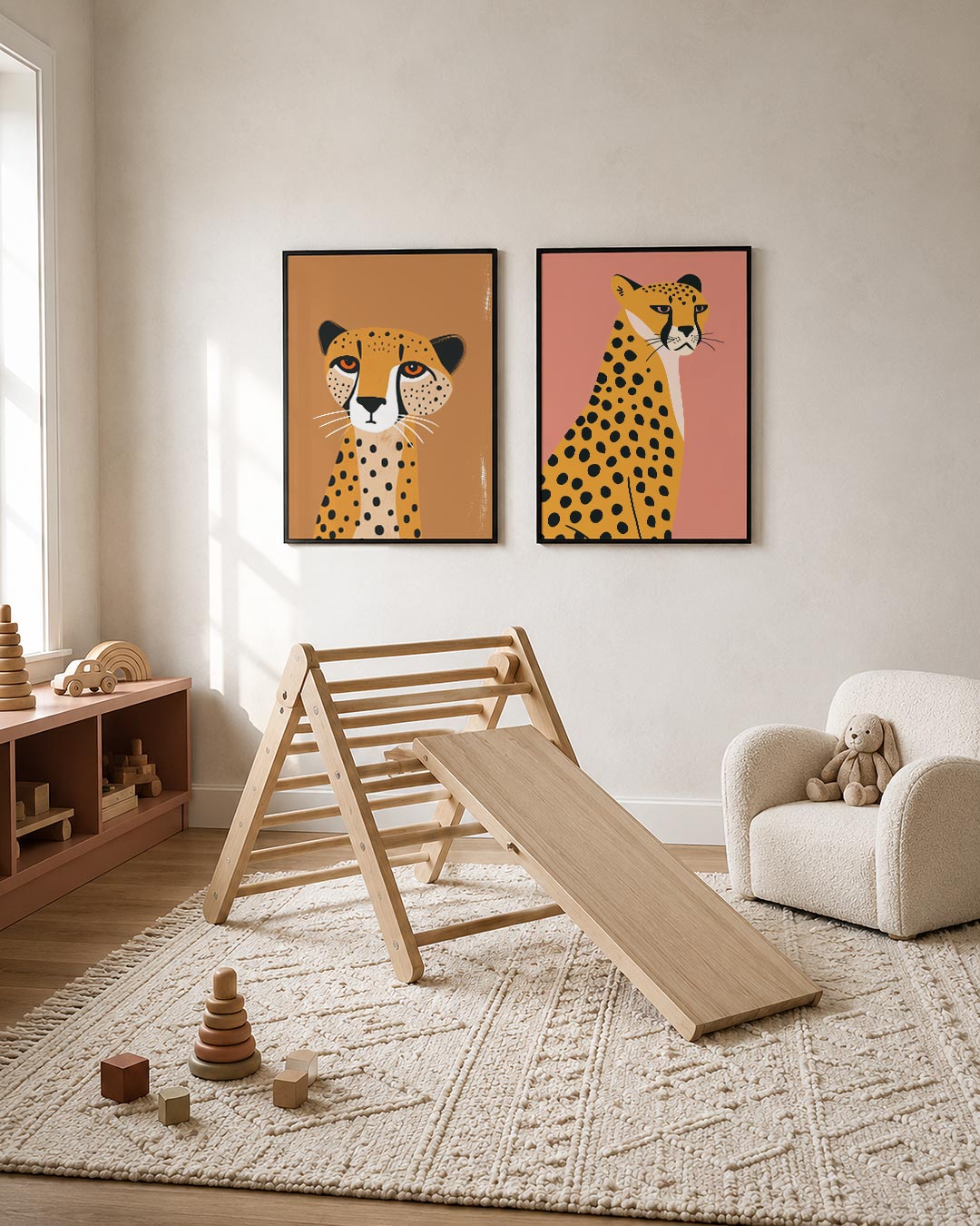 Vorm en vlekken Posterset