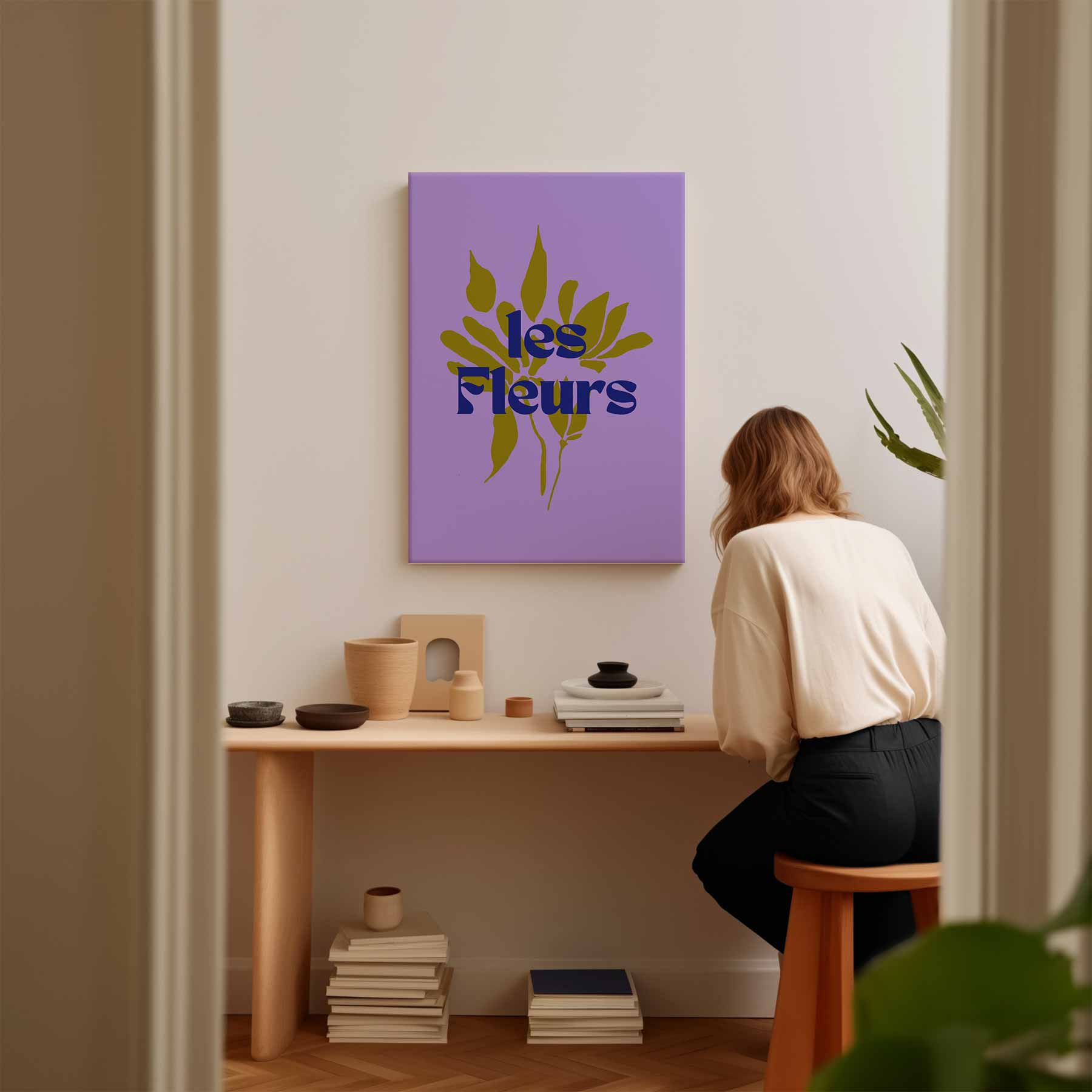 Les Fleurs Poster