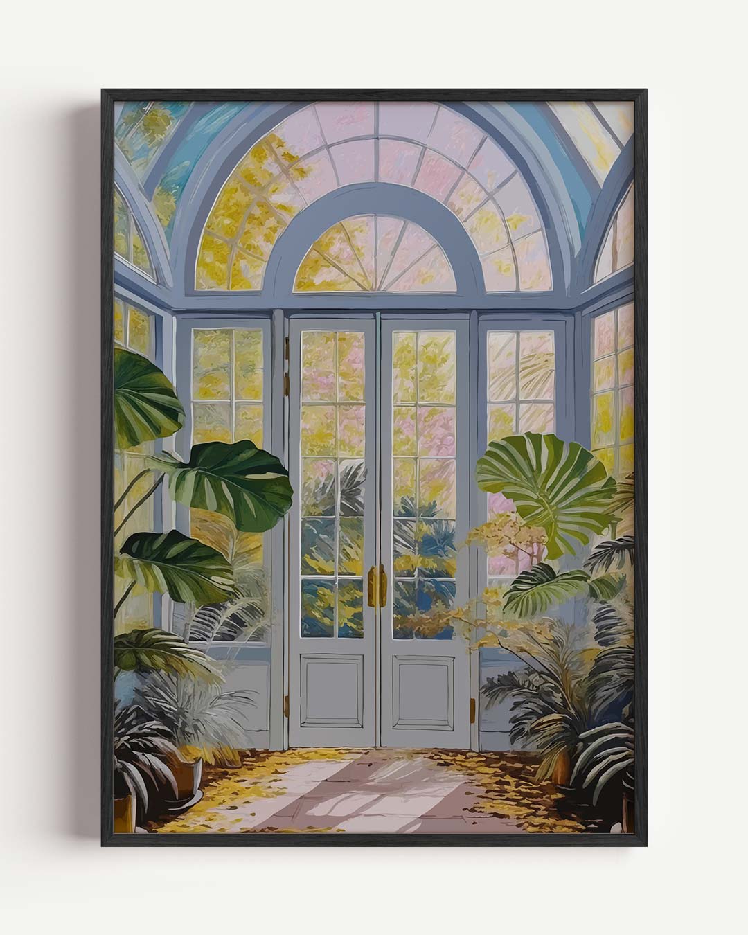 Dromerige Serre Met Planten Poster-WallArtistic