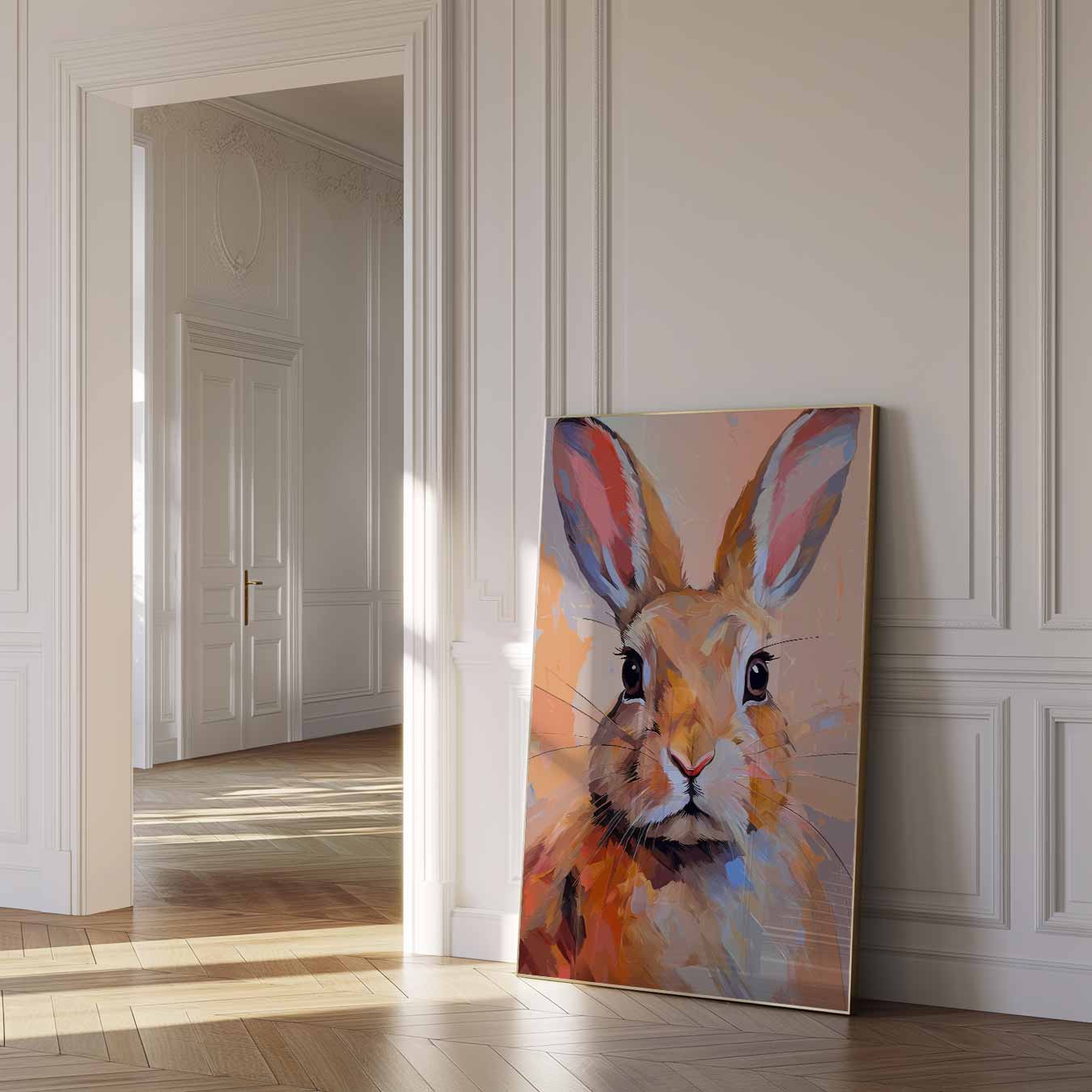 Dromerige Konijnenposter-WallArtistic