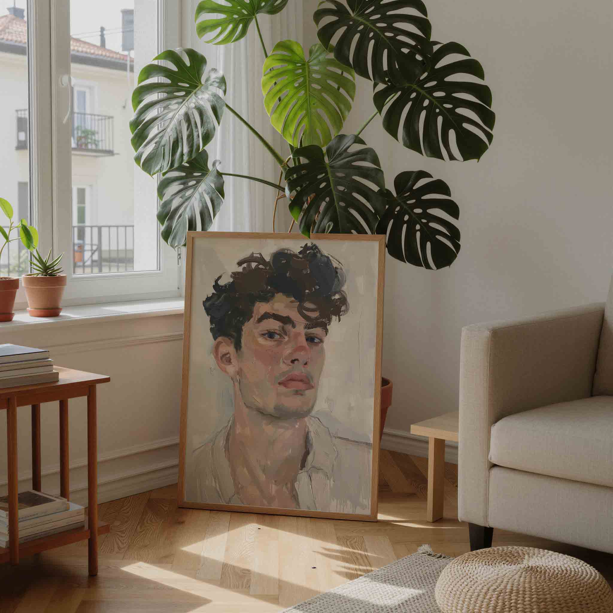 Portret van een man Poster