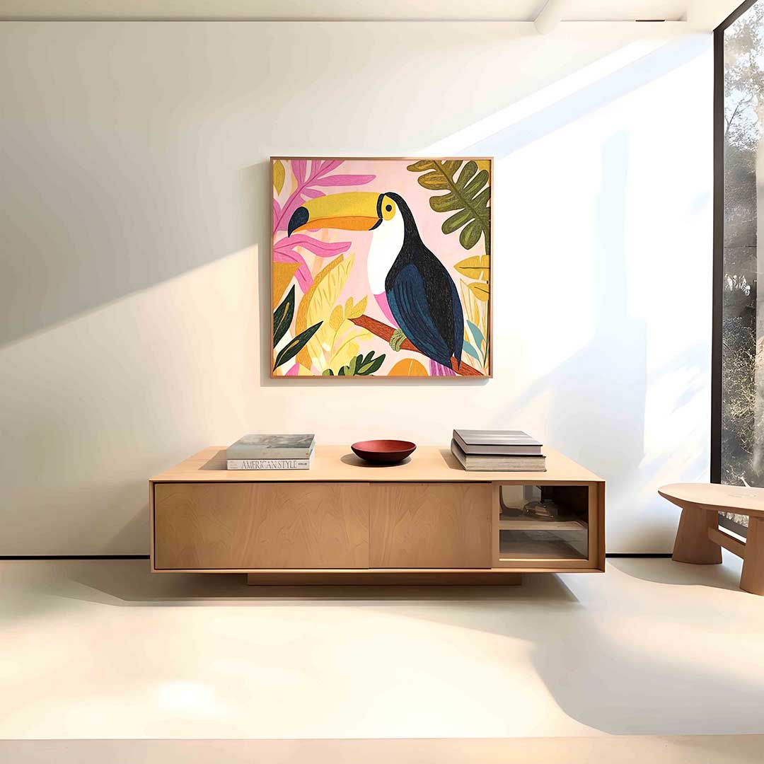 Toekan op tak Poster