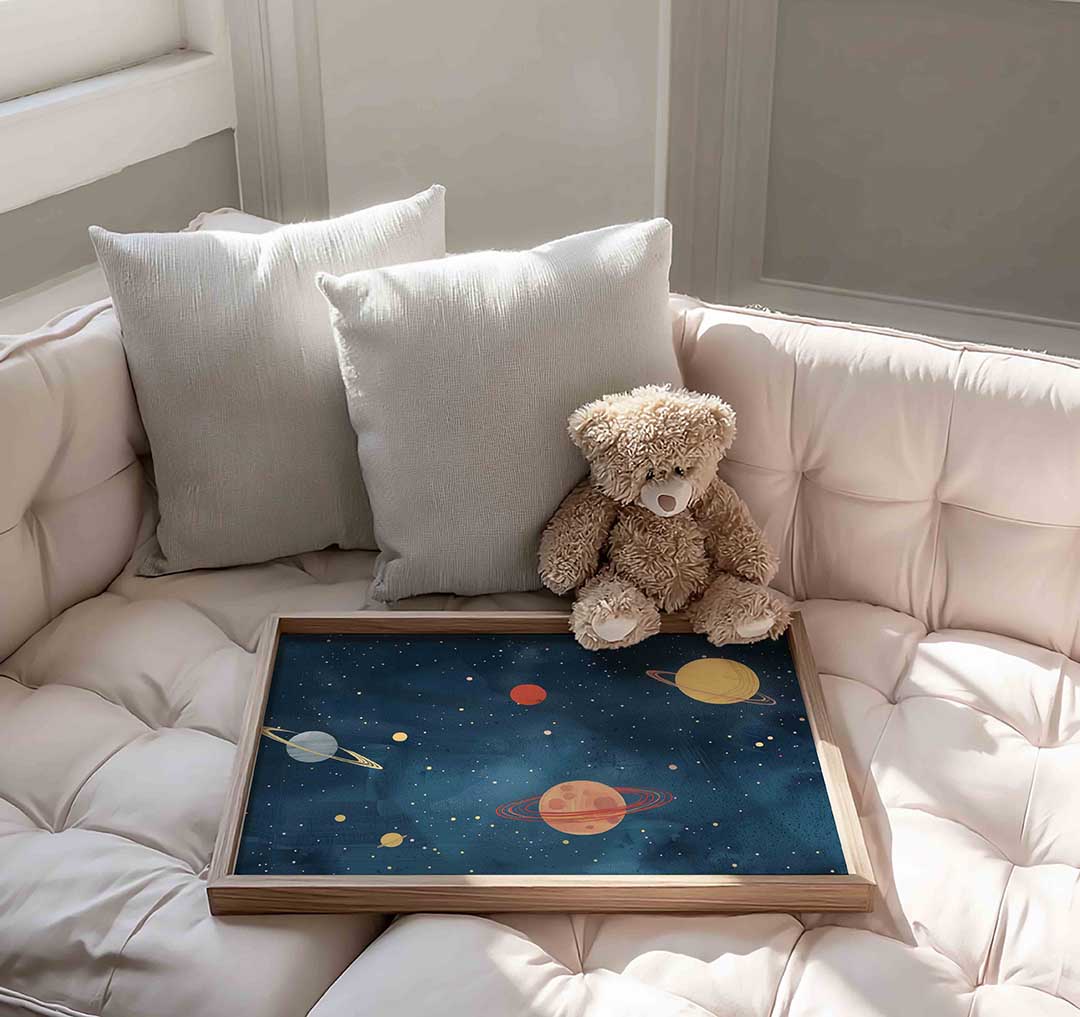Planeten en sterren Poster