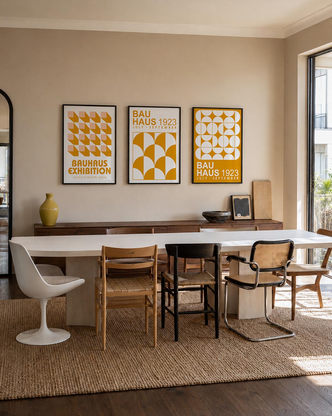 Vorm en schaduw Posterset
