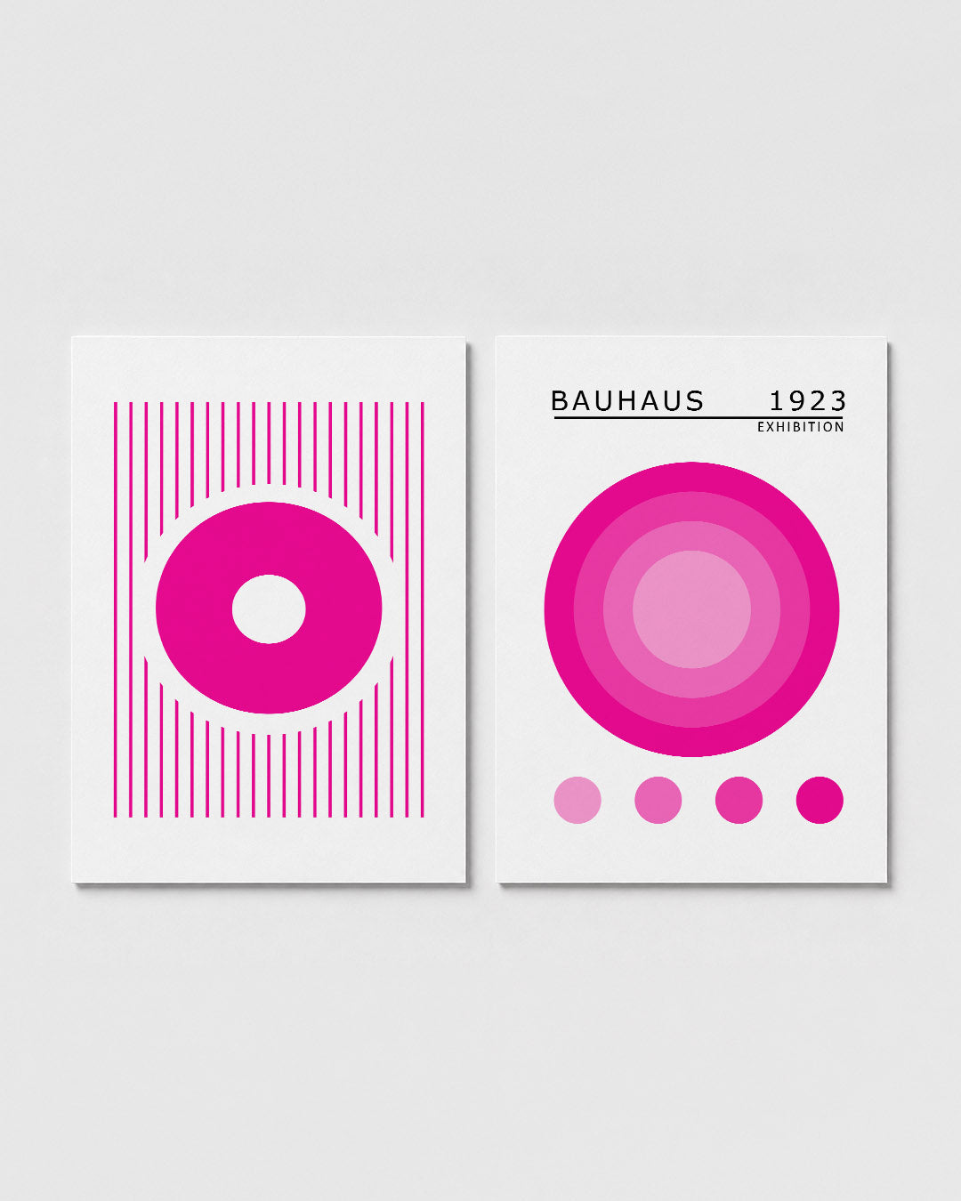 Cirkel en lijnen Posterset