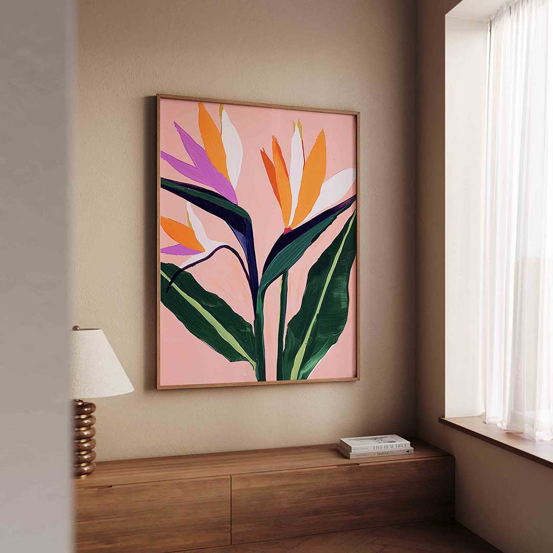 Paradijsvogelbloem Poster