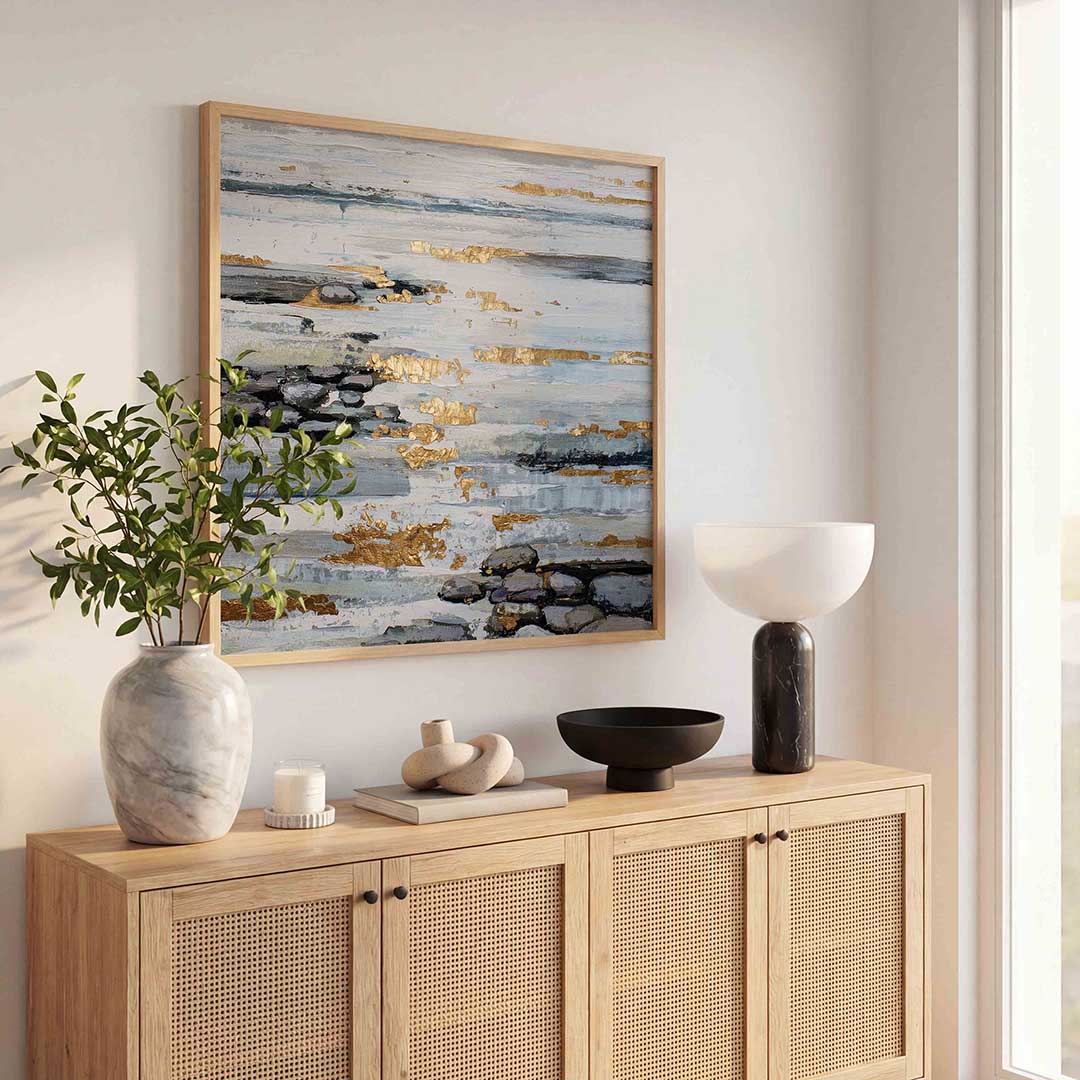Goud en stenen Poster