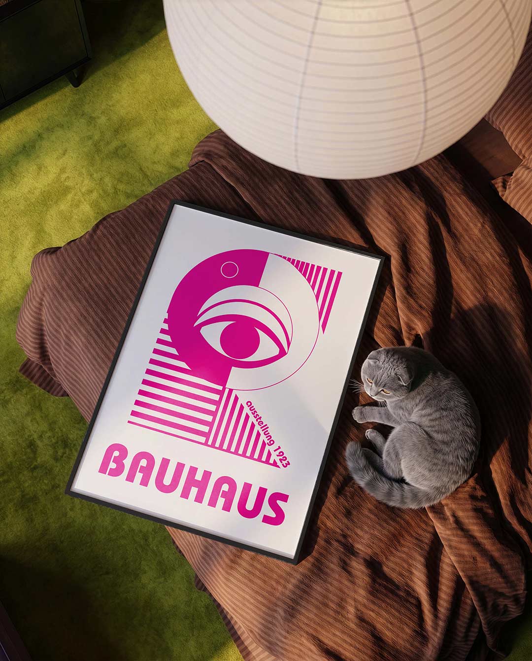 Oog en lijnen Poster