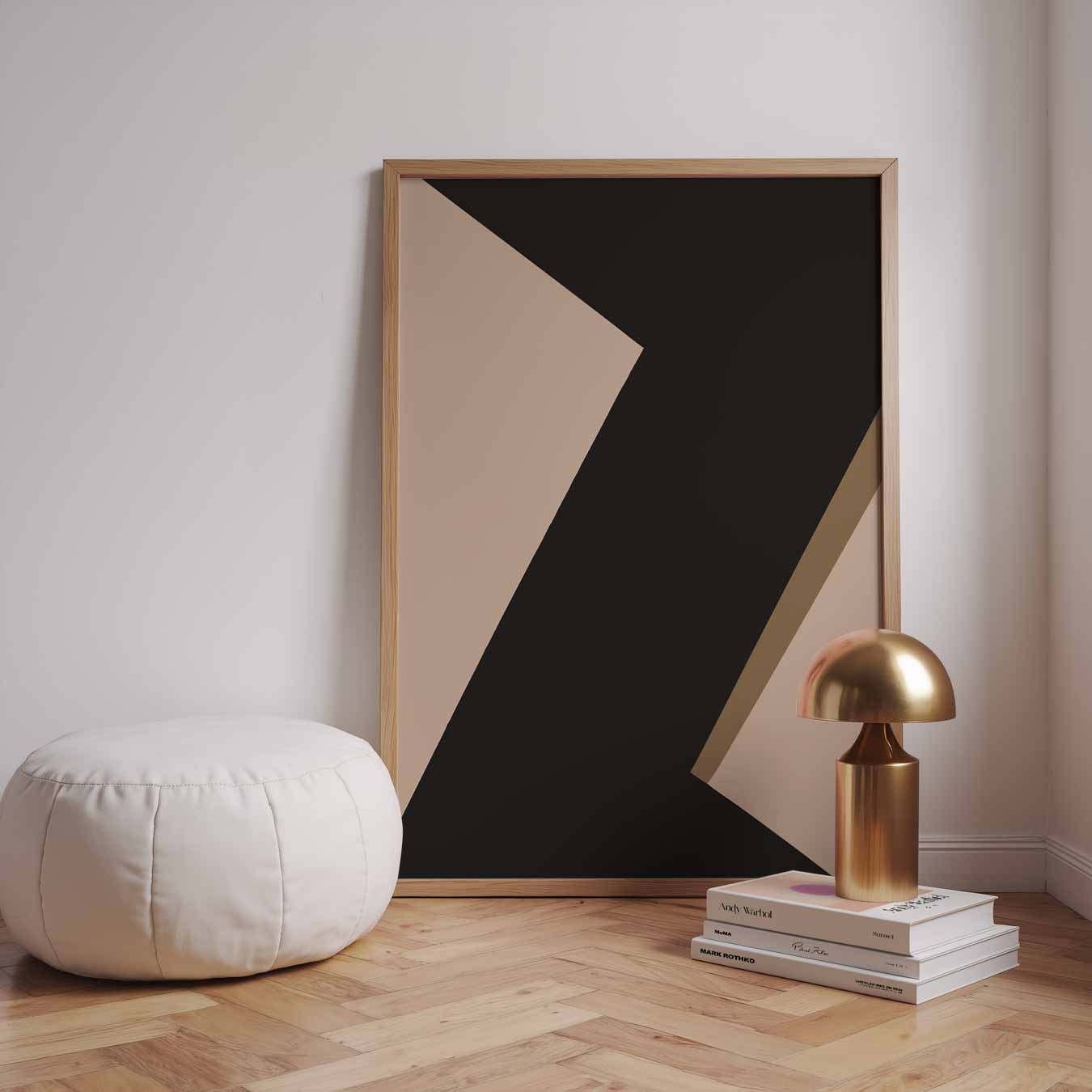 Stijlvolle Abstracte Kunstposter-WallArtistic