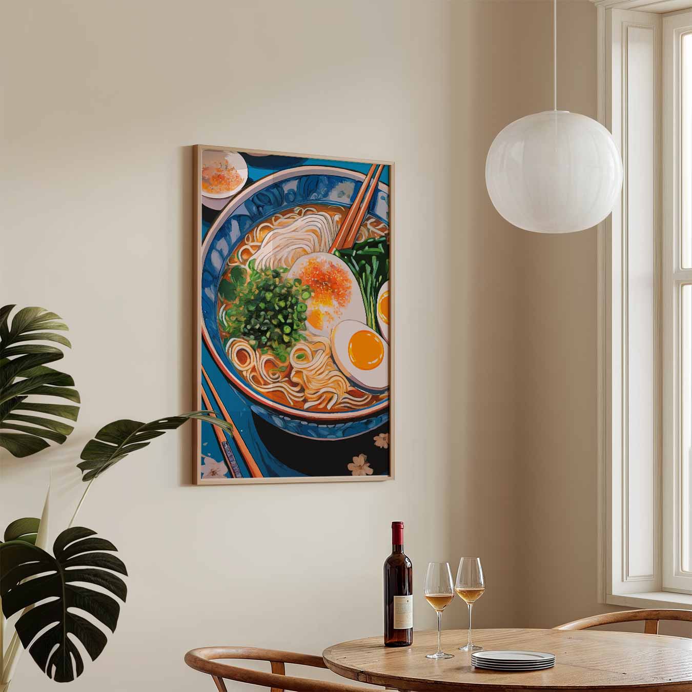 Kleurrijke Ramen Kunstposter-WallArtistic