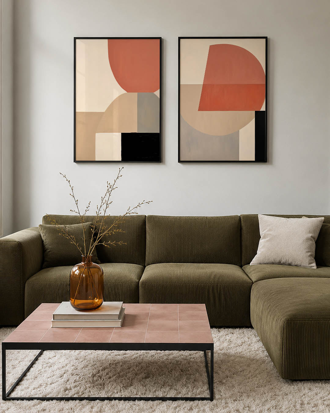 Vorm en kleurenspel Posterset
