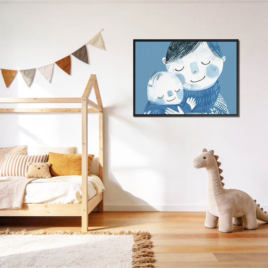 Knuffelende figuren Kunstwerk