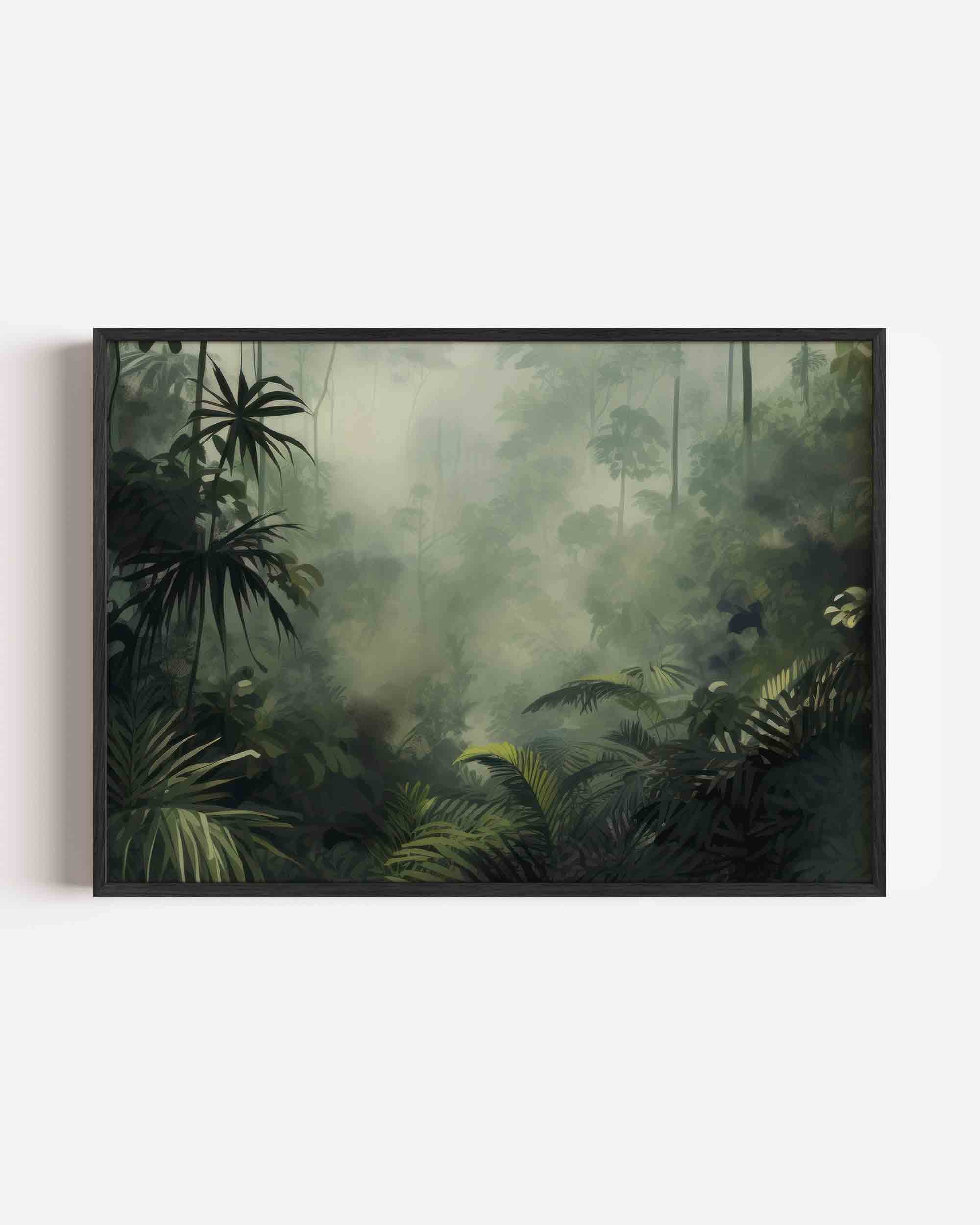Tropisch bladerdek Poster
