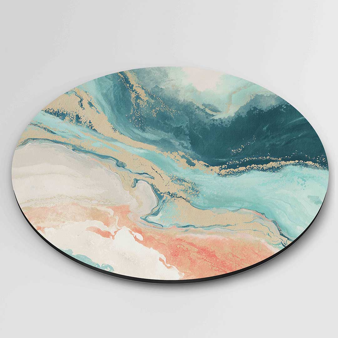 Abstracte oceaan Muurcirkel
