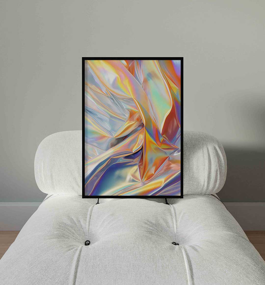 Iridescente glans Poster