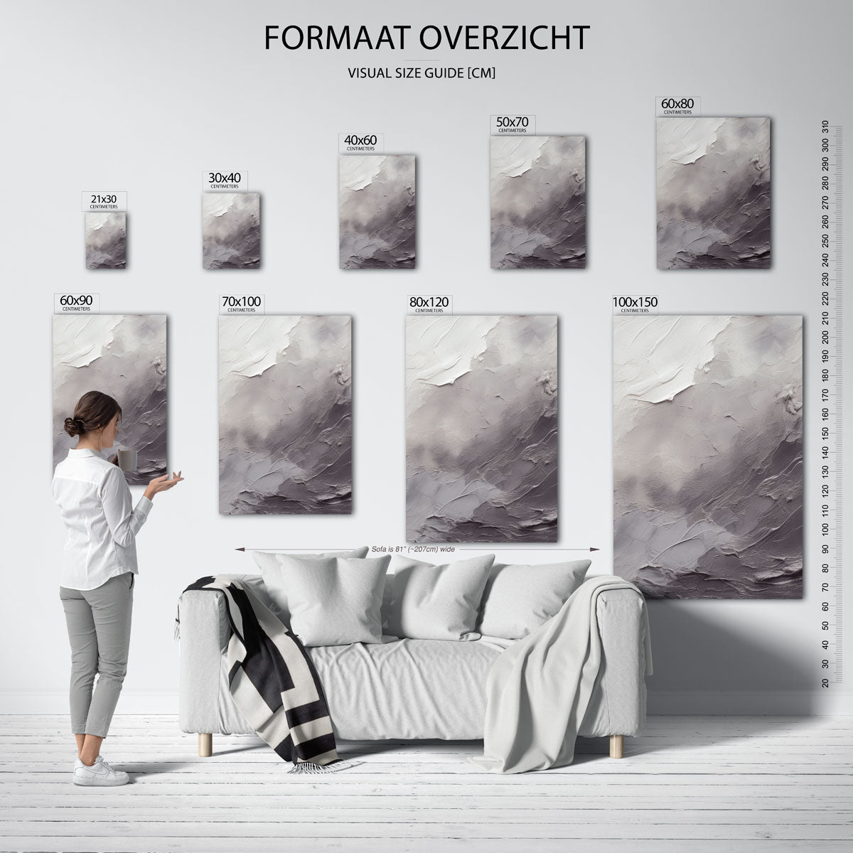 Abstracte textuur Poster