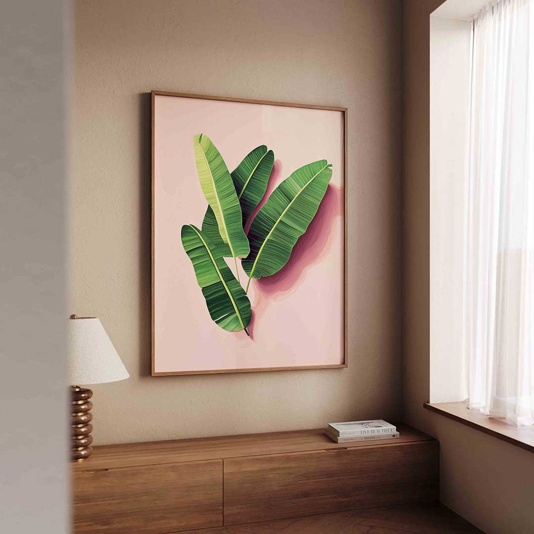Banana bladeren Poster