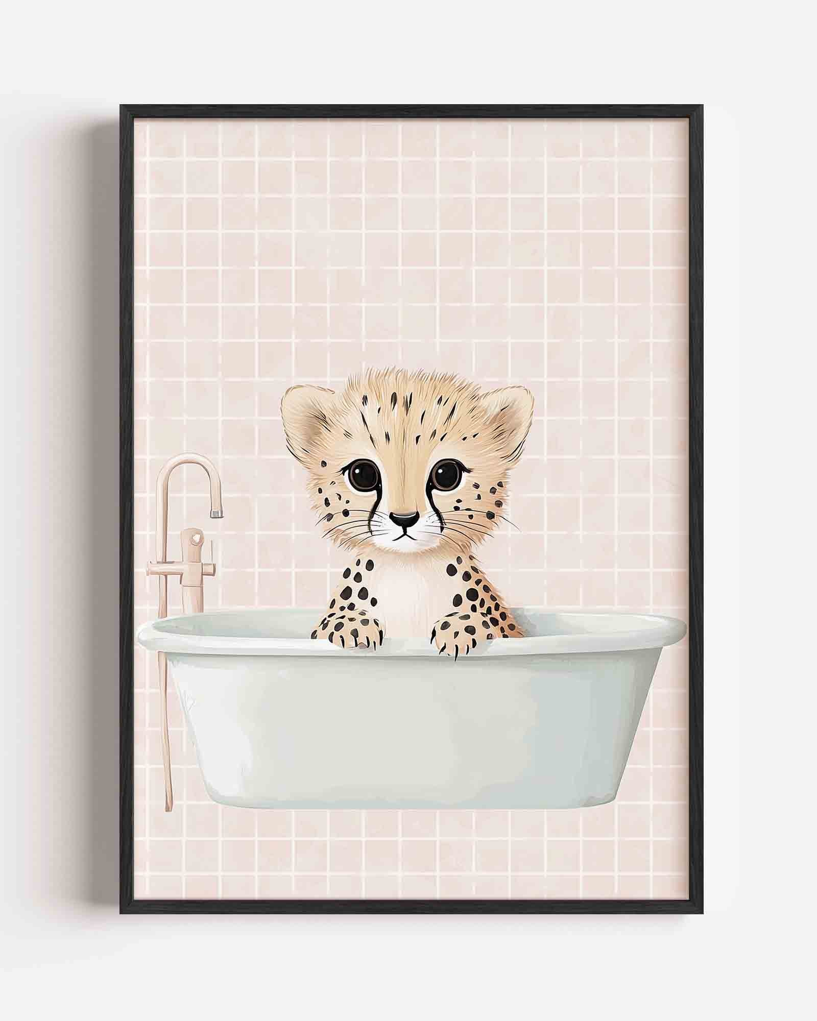 Cheetah in bad Poster
