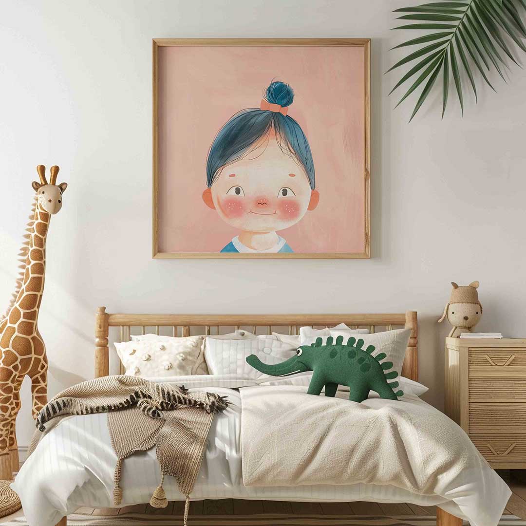 Lachend kind Poster
