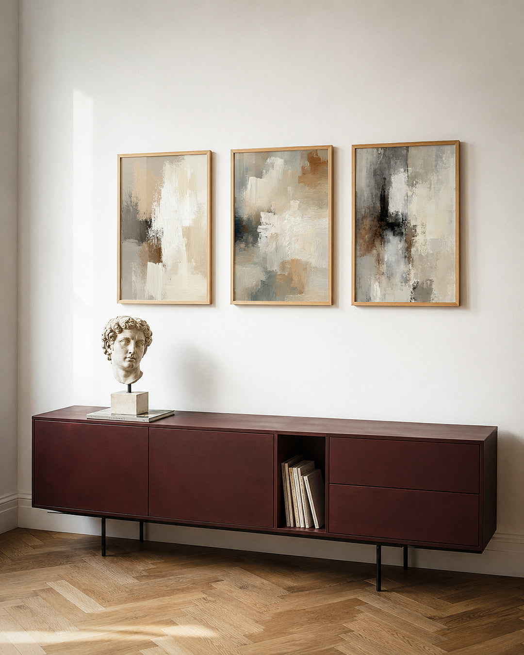 Zachte kleurvlakken Posterset