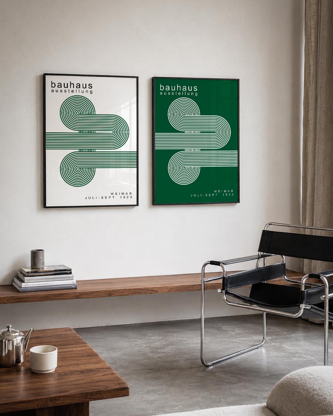 Lijnen en cirkelpatronen Posterset