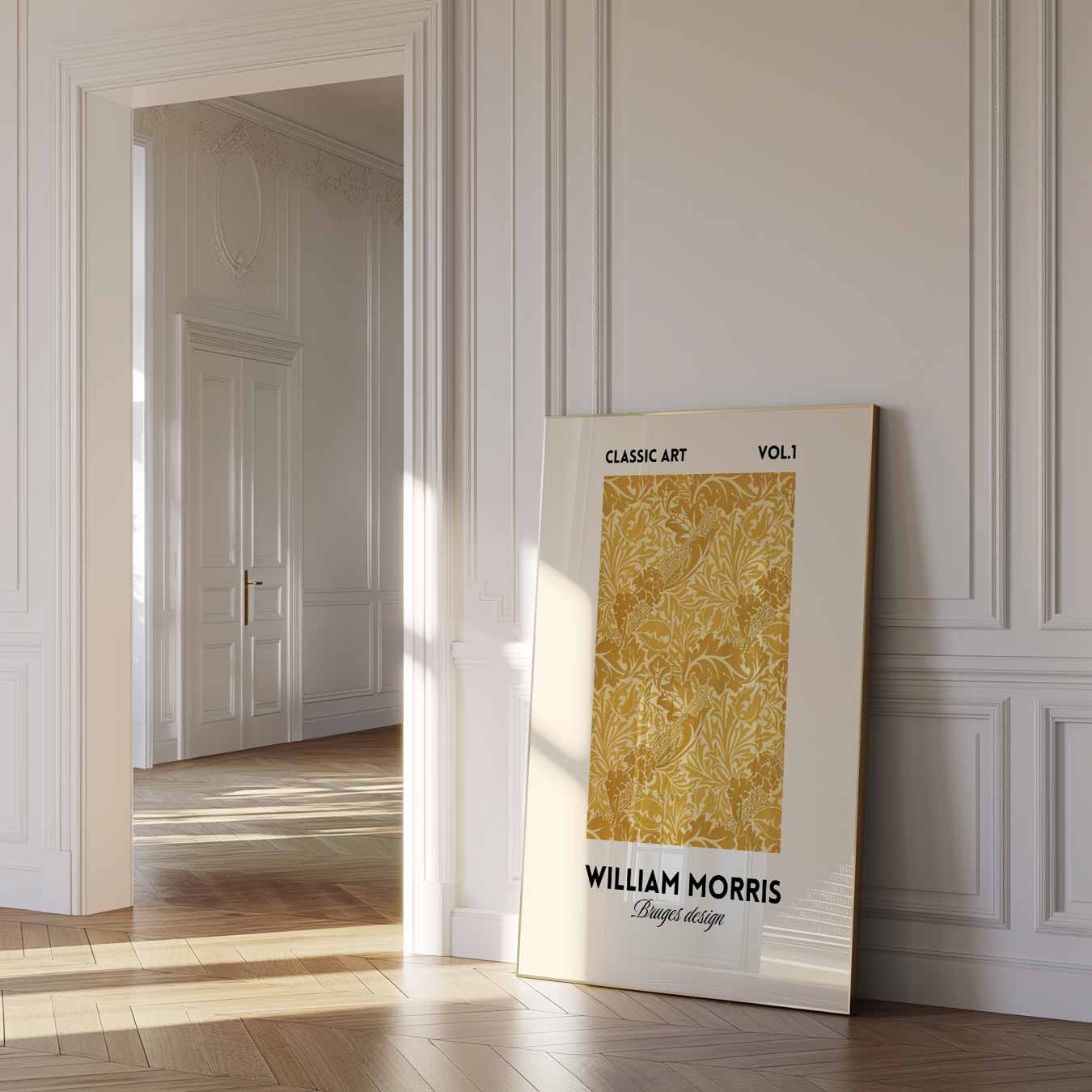 William Morris Bruges Design Poster-WallArtistic