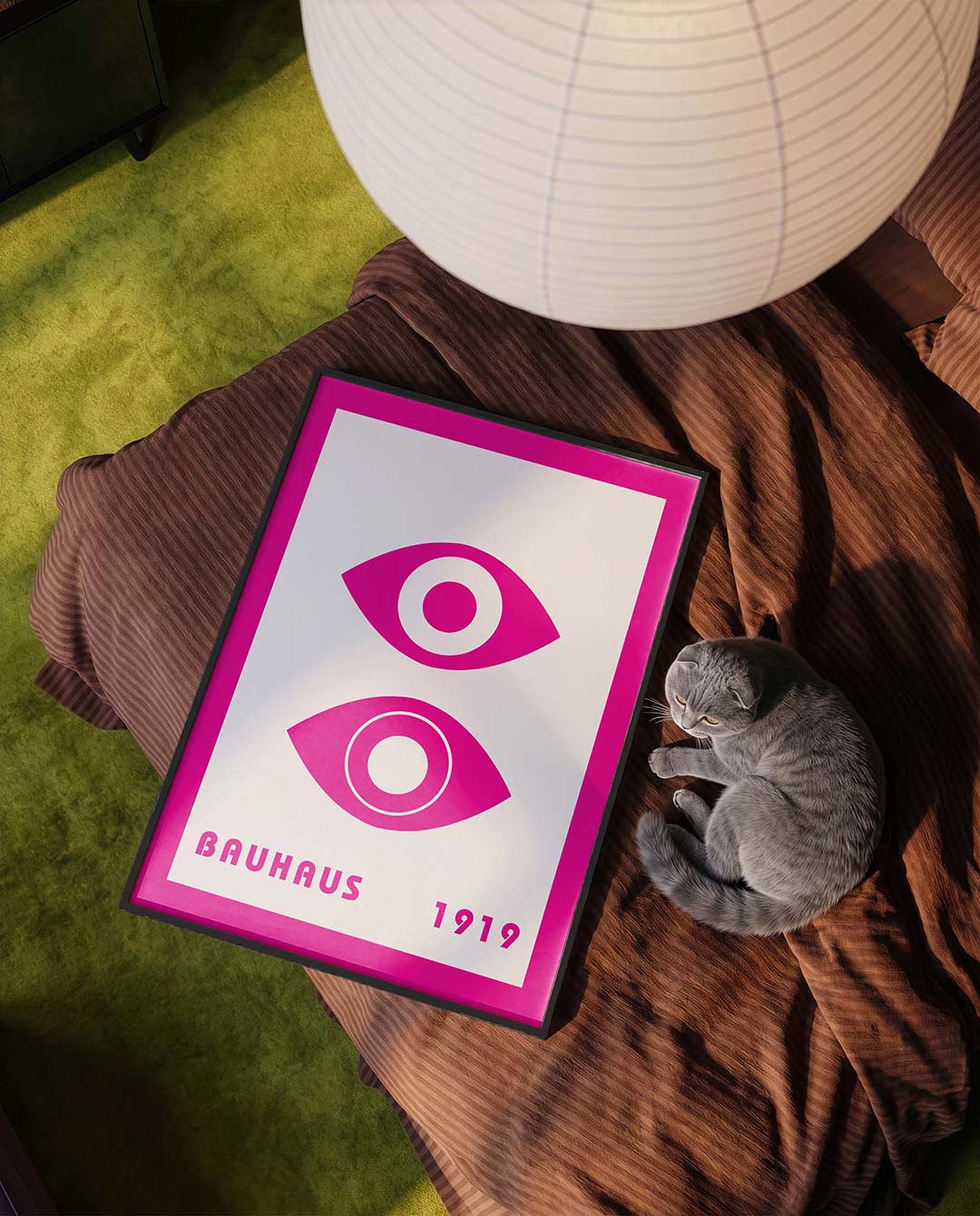 Oogvormen en kleur Poster