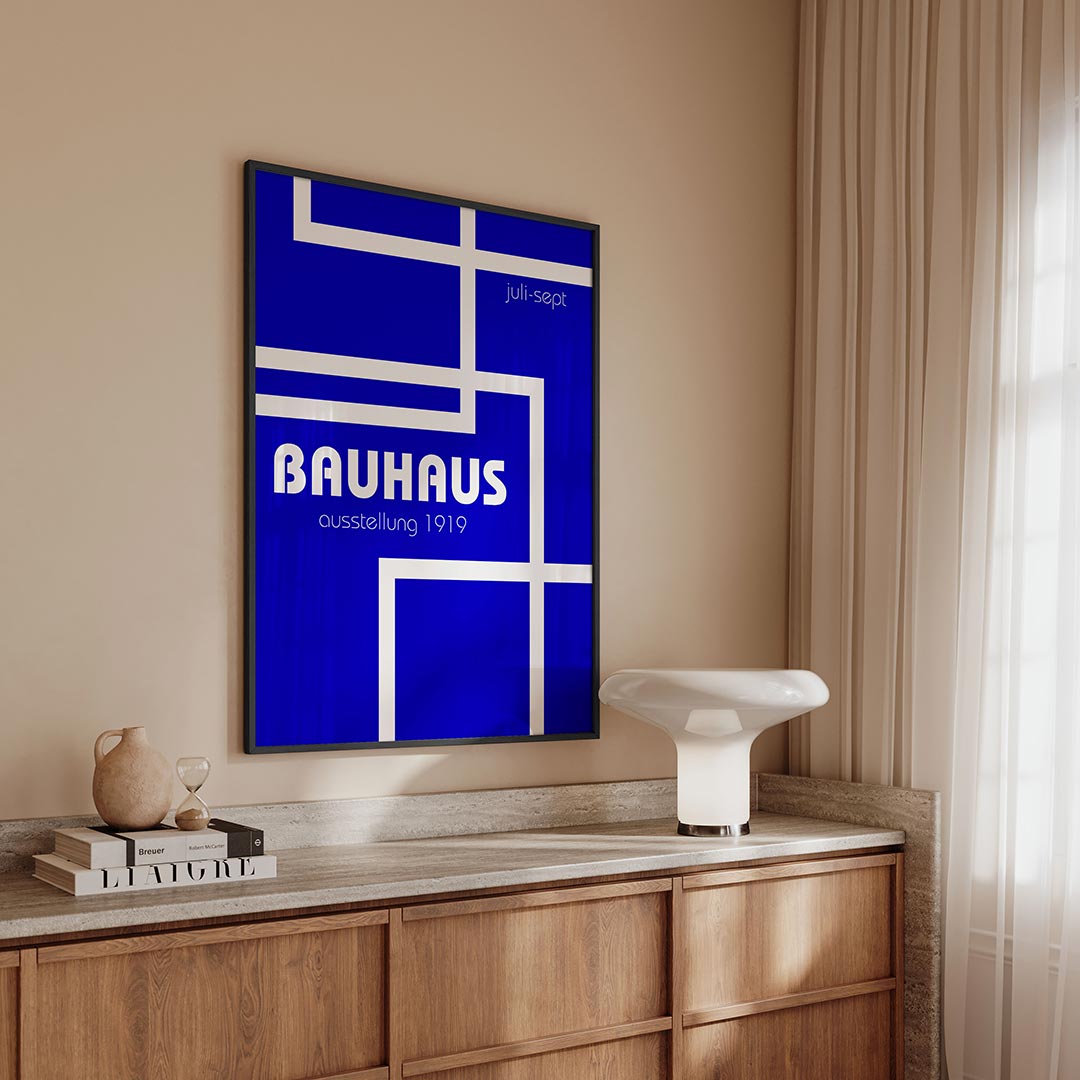 Lijnen en vlakken Poster