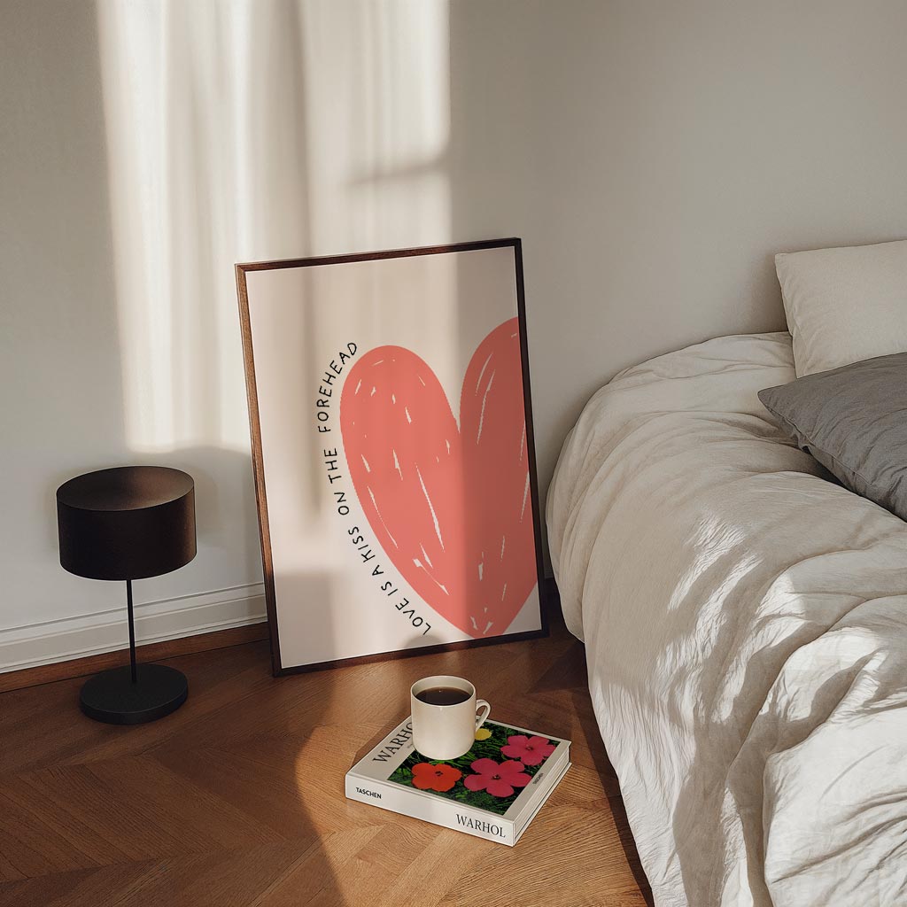 Liefdes Kus Poster-WallArtistic