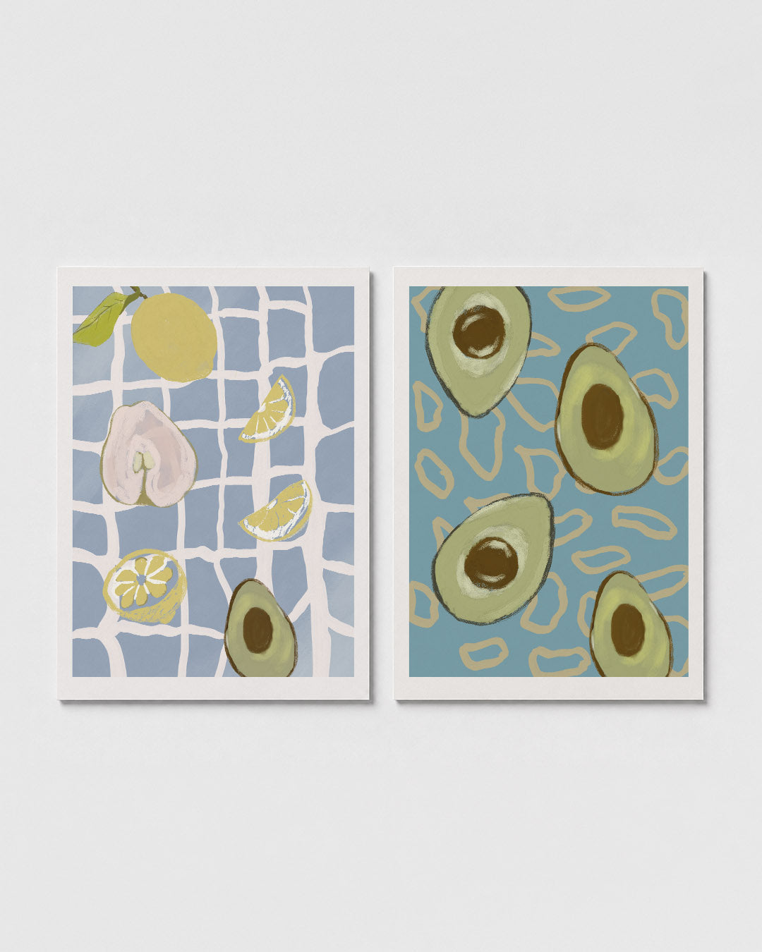 Fruitige patronen Posterset