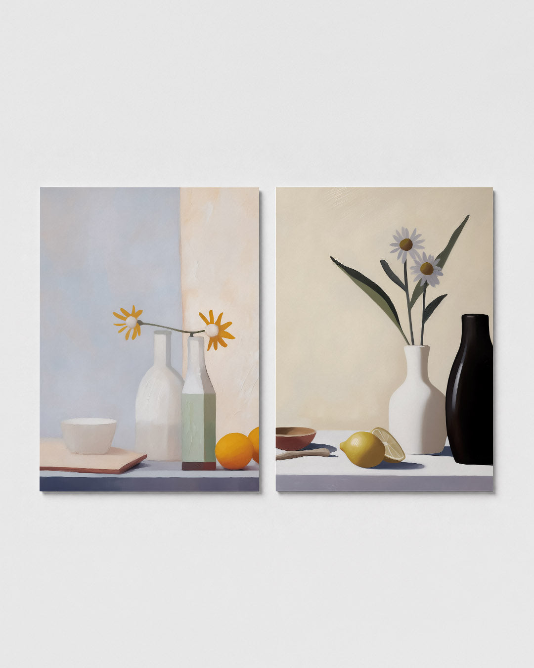 Stilleven met vormen Posterset